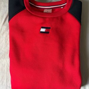 Red Tommy Jeans Sports Sweatshirt